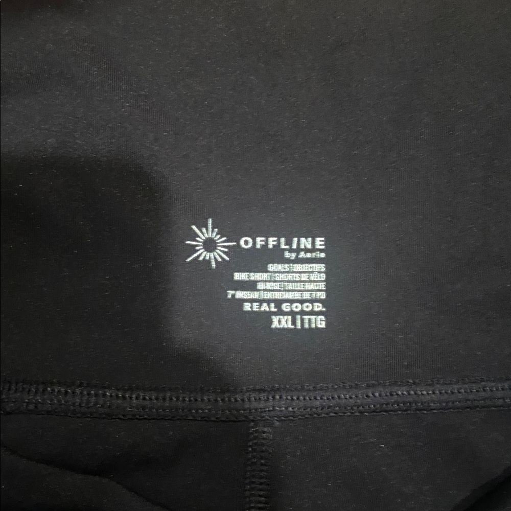 Aerie Offline biker shorts. Size XXL - Picture 4 of 4